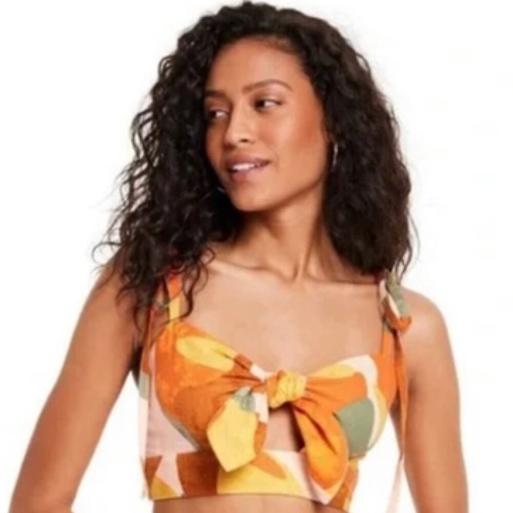 Fe Noel x Target Knotted Crop Tank-Size Large-NWT